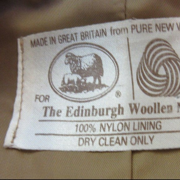 Brown Wool Jacket, Single Button Blazer, Horse - Picture 9 of 10